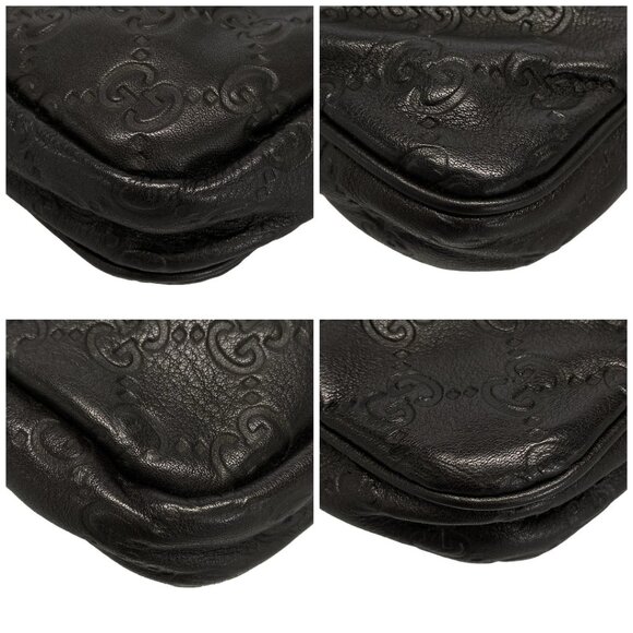 Auth GUCCI Guccissima 246417 Dark Brown Leather - Bum Bag - Picture 16 of 16
